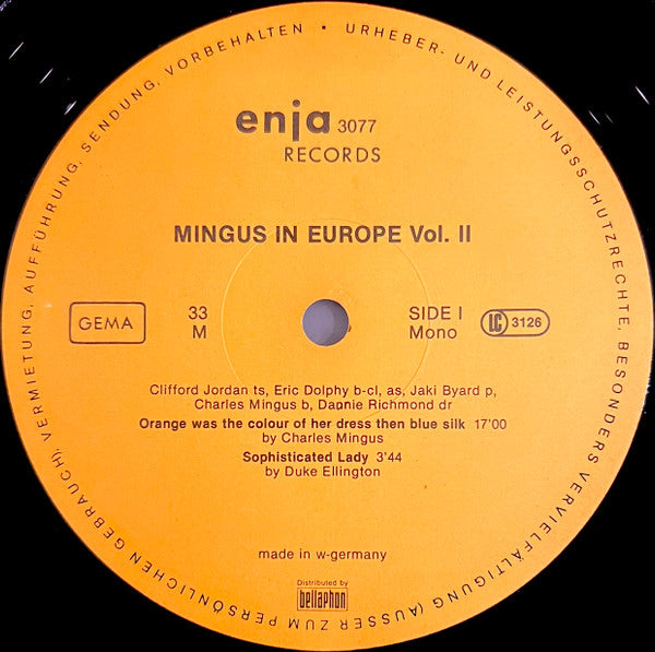 Mingus In Europe Volume II