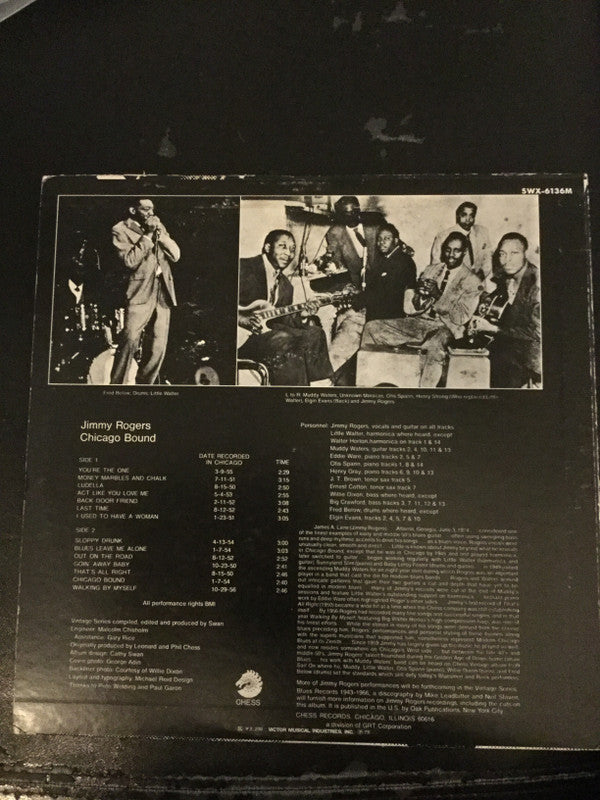 Release: Chicago Bound-Vinyl-Japan-1970-SWX-6136M-11577038