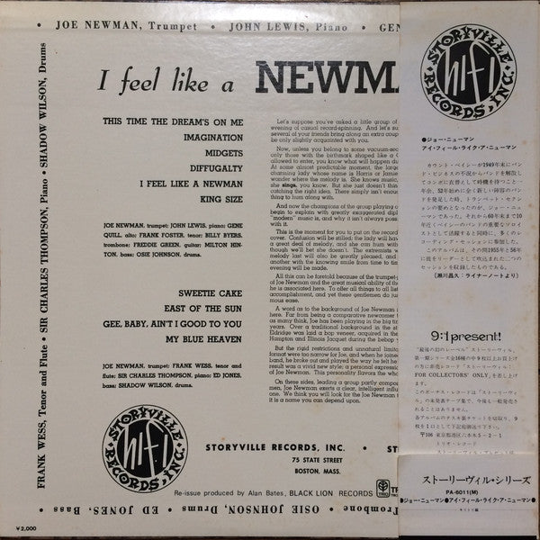 Release: I Feel Like A Newman-Vinyl-Japan-1974-PA-6011(M)-11325172