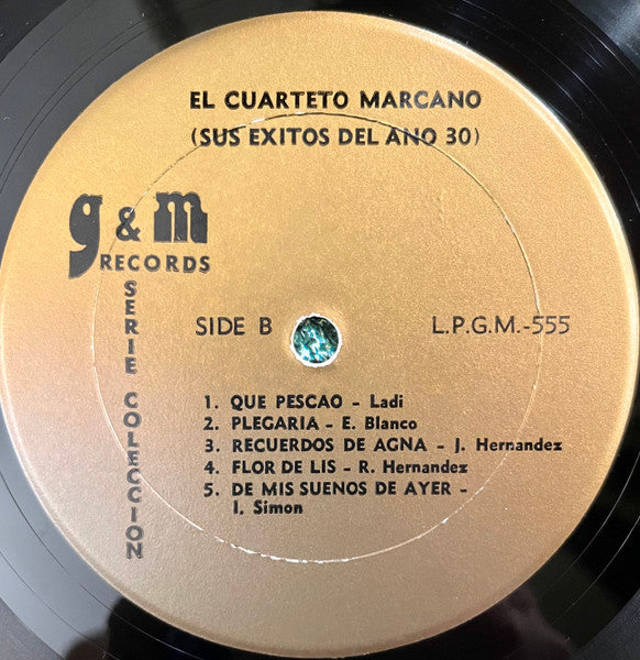 El Cuarteto Marcano y Sus Exitos Del Ano 30