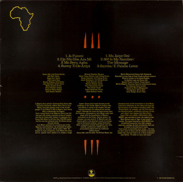 Release: Juju Music-Vinyl-US-1982-MLPS 9712-13749149