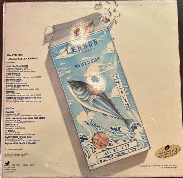 Release: Shaved Fish-Vinyl-Barbados-None-PCS 7173, 0C 0620 . 05987-26319704