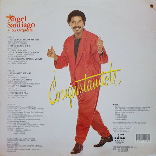 Master Release: Conquistandote by Angel Santiago y Su Orquesta