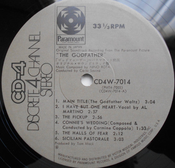 The Godfather (Original Soundtrack Recording)