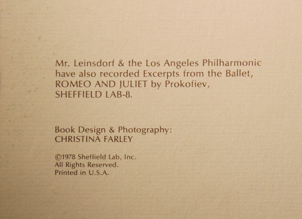 Die Walküre: Ride Of The Valkyries / Tristan Und Isolde: Prelude To Act 1 / Götterdämmerung: Siegfried's Funeral Music / Siegfried: Forest Murmurs