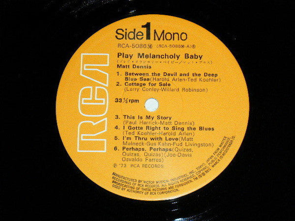 Play Melancholy Baby