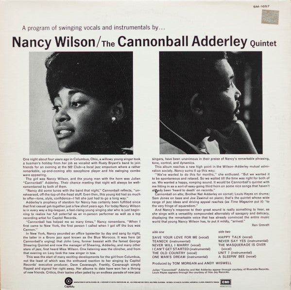 Nancy Wilson / Cannonball Adderley