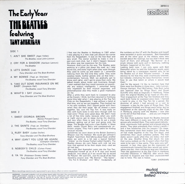 Release: The Beatles' First-Vinyl-UK-1971-2870-111, 2870111-14231530