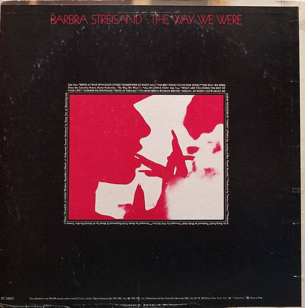 Release: The Way We Were-Vinyl-US-1974-PC 32801-12184144
