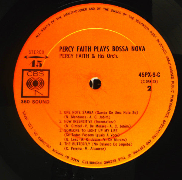 Percy Faith Plays Bossa Nova