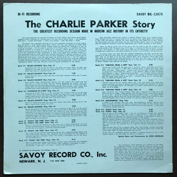 The Charlie Parker Story