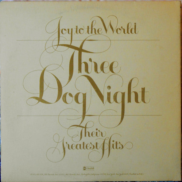 Release: Joy To The World - Their Greatest Hits-Vinyl-US-None-DSD-50178-22572947