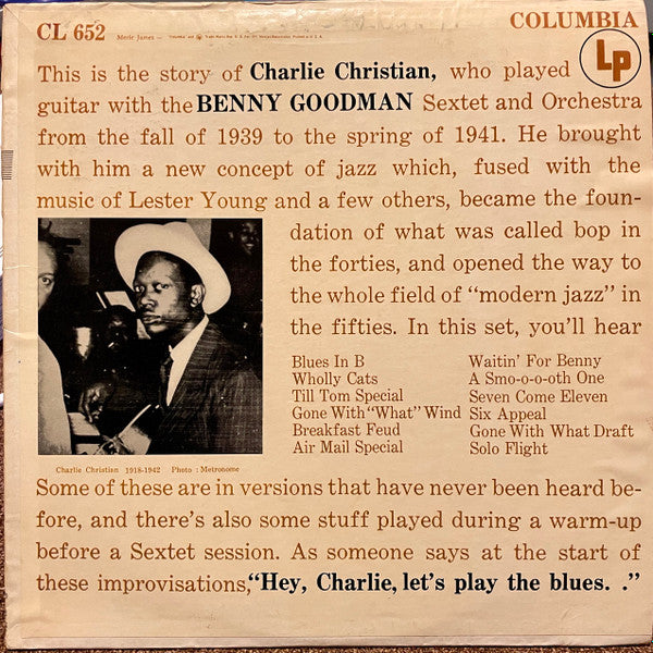 Release: With The Benny Goodman Sextet And Orchestra-Vinyl-US-None-CL 652-18689527