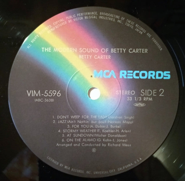 The Modern Sound of Betty Carter