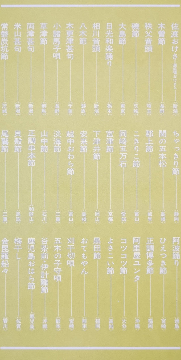 愛蔵盤 正調日本民謡全集（下巻）
