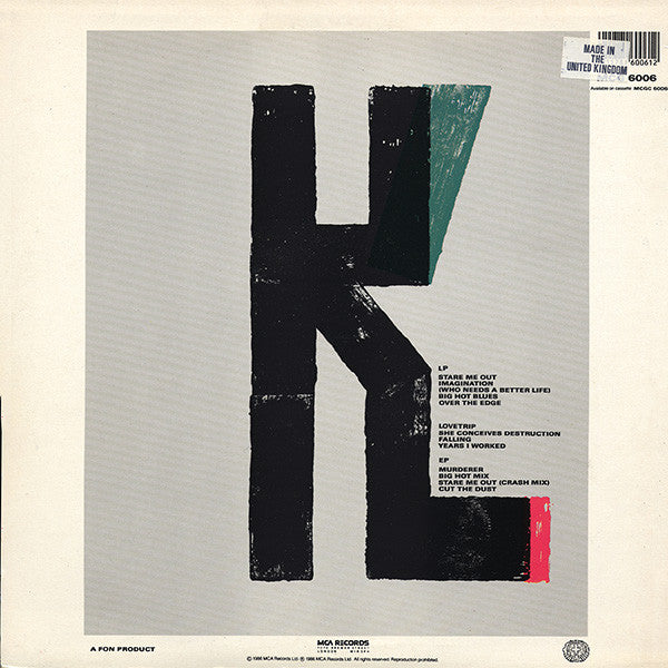 Release: 10 Days In An Elevator-Vinyl, Vinyl-UK-1986-MCG 6006-42582