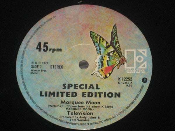 Release: Marquee Moon-Vinyl-UK-1977-K 12252-10129042