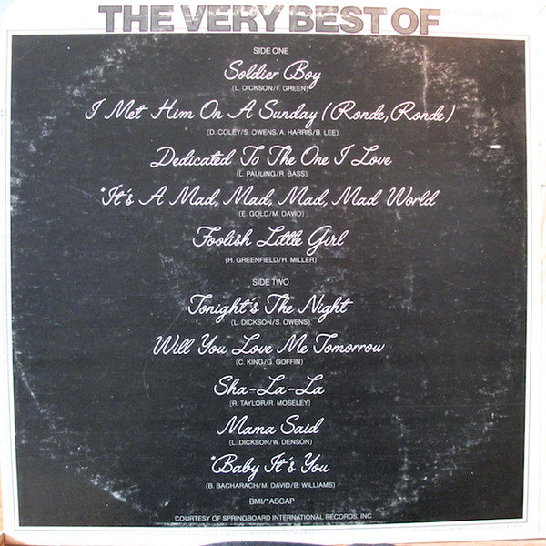 The Very Best Of The Shirelles