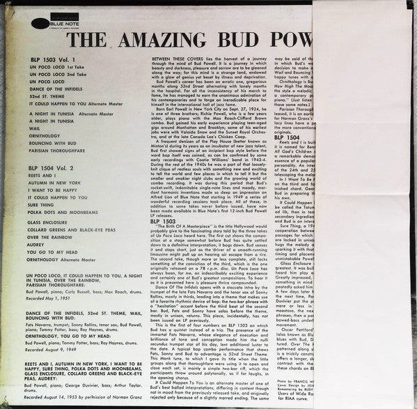 The Amazing Bud Powell (Volume 2)