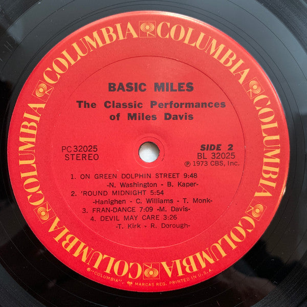 Basic Miles - The Classic Performances Of Miles Davis