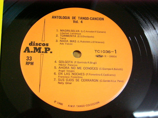 Antologia De Tango-Cancion Vol.IV