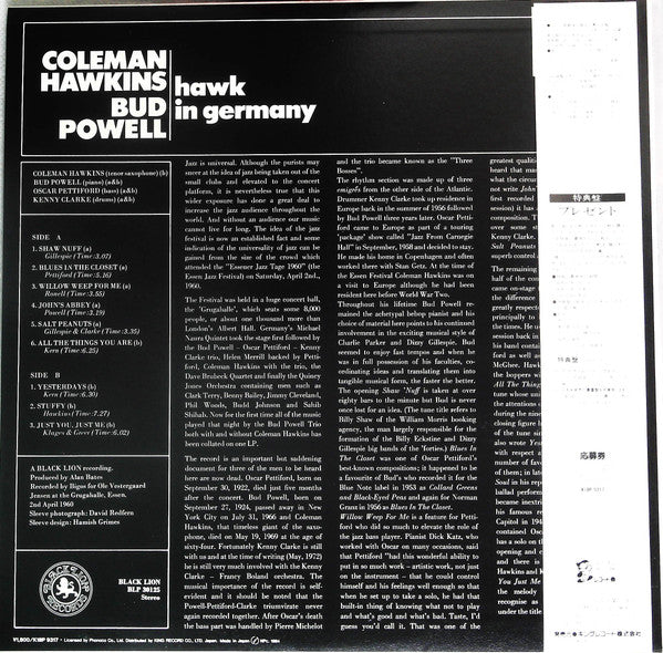 Master Release: The Essen Jazz Festival All Stars by Coleman Hawkins