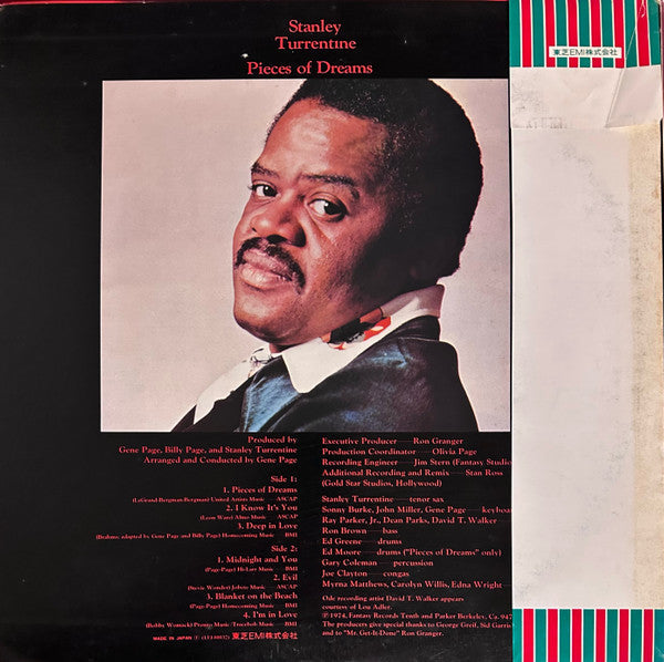 Master Release: Pieces Of Dreams by Stanley Turrentine