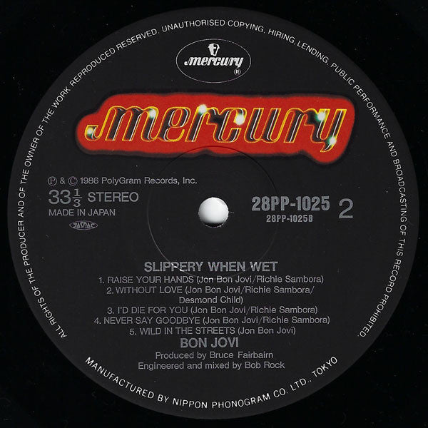 Slippery When Wet = ワイルド・イン・ザ・ストリーツ