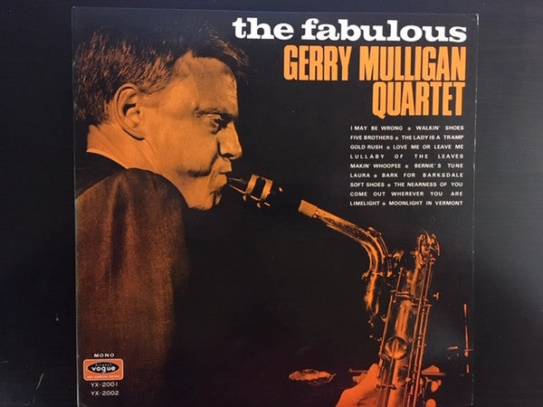 Release: The Fabulous Gerry Mulligan Quartet-Vinyl-Japan-1972-YX-2001, YX-2002-12745050