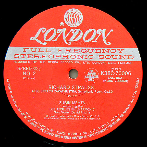 Also Sprach Zarathustra