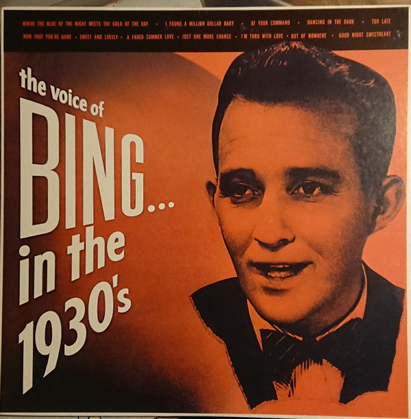 Release: The Voice Of Bing... In The 1930's-Vinyl-Japan-None-VIM-4103-14348251