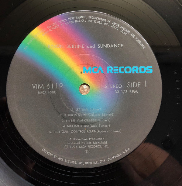Release: Byron Berline And Sundance-Vinyl-Japan-1976-VIM-6119-14777973