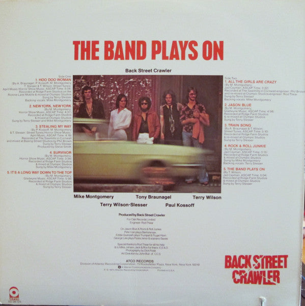 Release: The Band Plays On-Vinyl-US-1975-SD 36-125-1320235