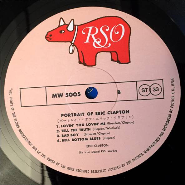 Portrait of Eric Clapton