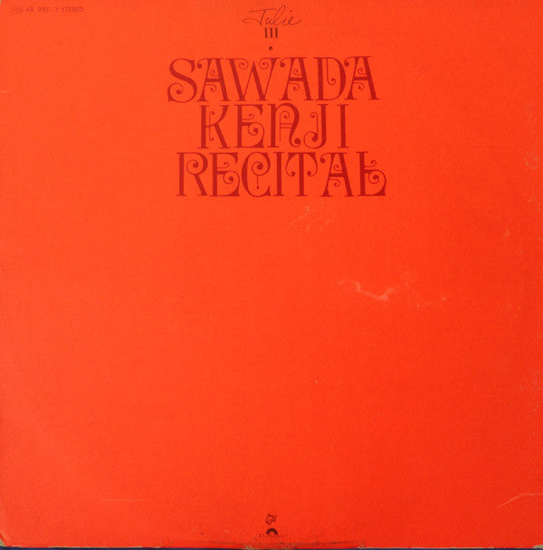 Julie III Sawada Kenji Recital