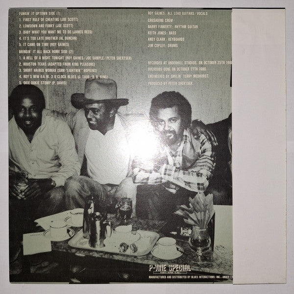 Roy Gaines With Crusaders Crew