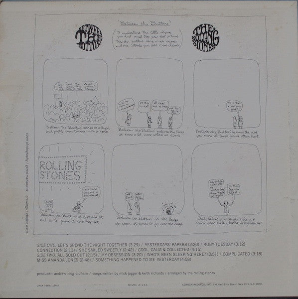 Release: Between The Buttons-Vinyl-US-None-PS 499-4910683