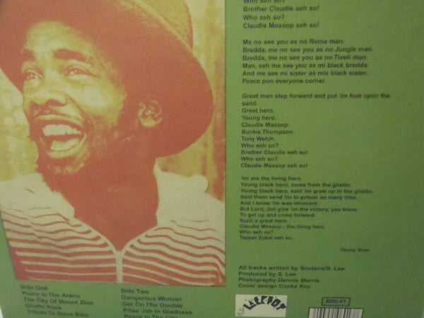 Master Release: Peace In The Ghetto by Tapper Zukie