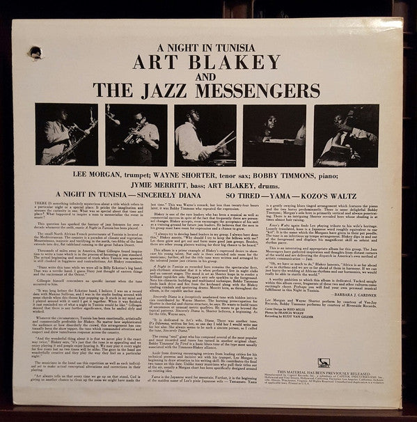 Release: A Night In Tunisia-Vinyl-US-1979-LT-84049-4823168