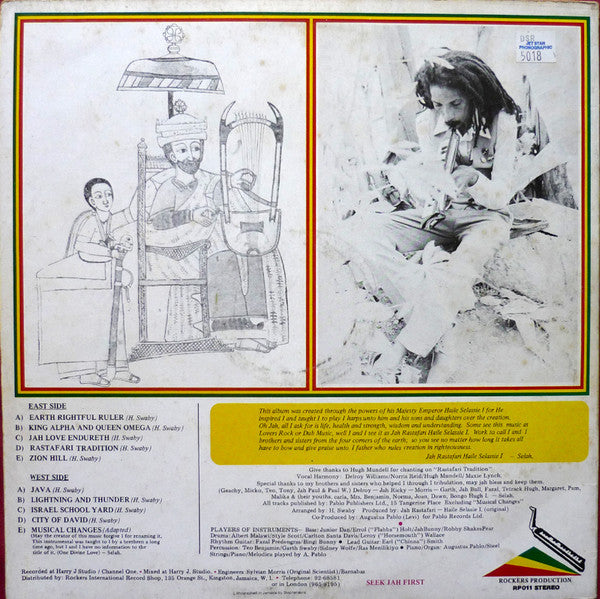 Master Release: Earth Rightful Ruler: Emperor Haile Selassie I by Augustus Pablo