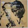 Clifford Brown And Max Roach - Study In Brown (Vinyl, LP, Album, Reissue, Mono) Good Plus (G+) / Very Good (VG)