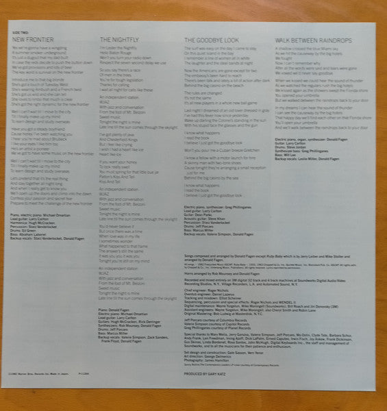 The Nightfly = ナイトフライ