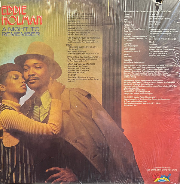 Master Release: A Night To Remember by Eddie Holman