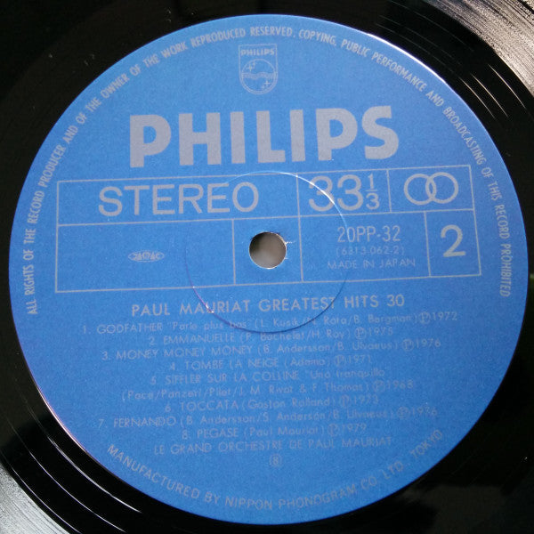 Paul Mauriat Greatest Hits 30