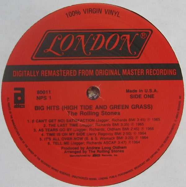 Big Hits (High Tide And Green Grass)