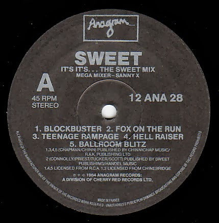Master Release: It's It's... The Sweet Mix by The Sweet