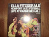 Ella Fitzgerald - Newport Jazz Festival Live At Carnegie Hall,  July 5, 1973 (2xAlbum, LP) - Very Good Plus (VG+) / Very Good (VG)