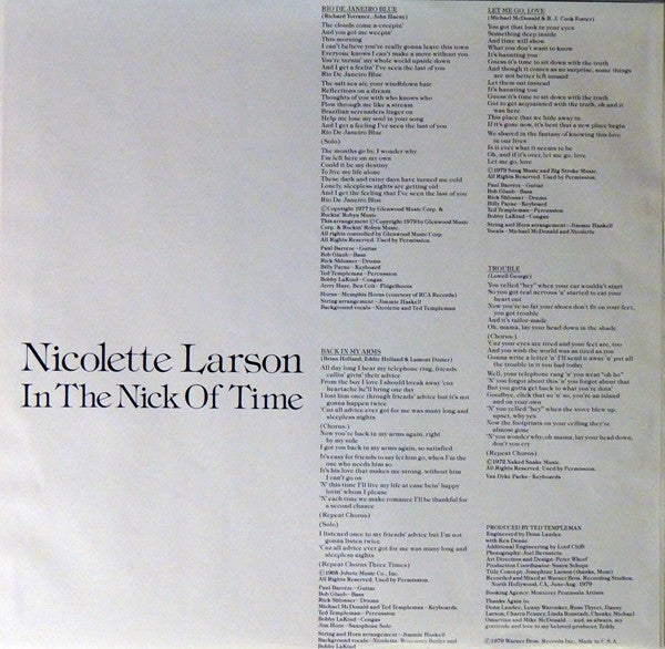 In The Nick Of Time
