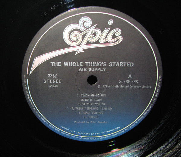 The Whole Thing's Started