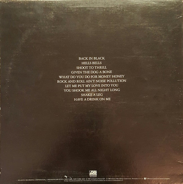 Release: Back In Black-Vinyl-US-1980-SD 16018-8008717